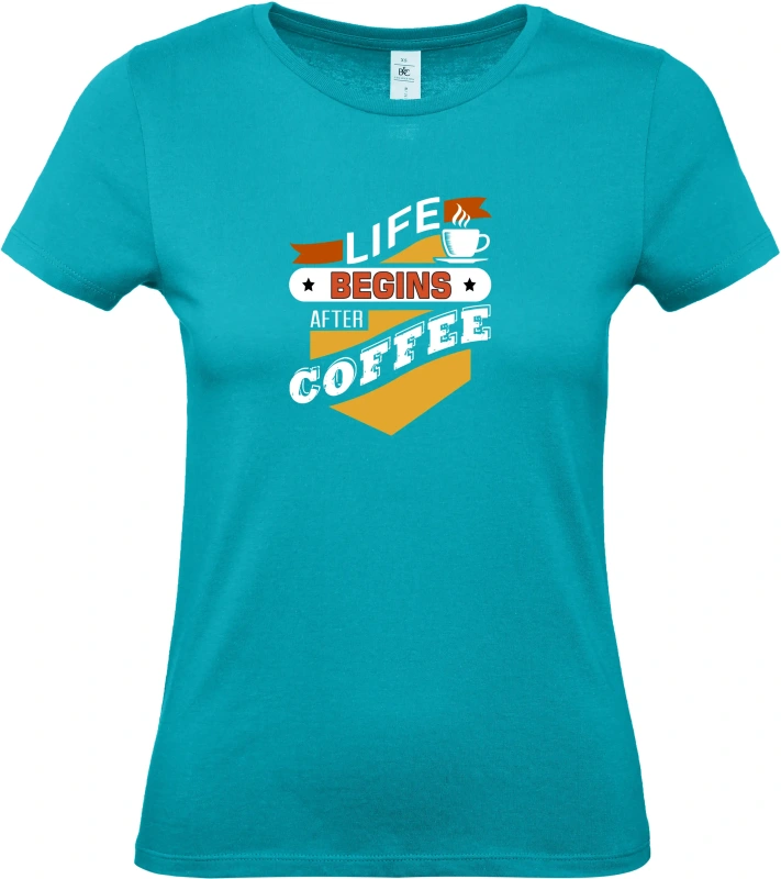 Dámské tričko Begin coffee 6