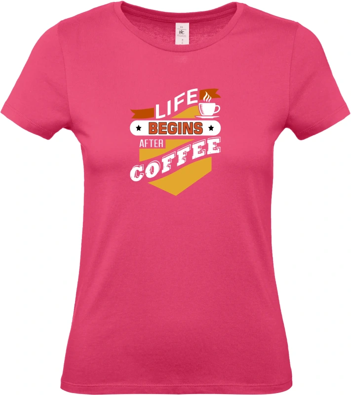 Dámské tričko Begin coffee 5
