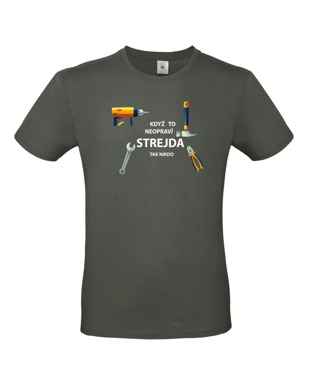 Pánské tričko Když to neopraví strejda 3