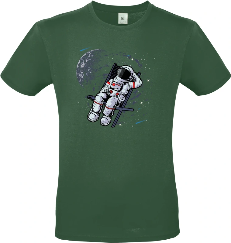Pánské tričko Vesmírný relax - Astronaut na lehátku 5