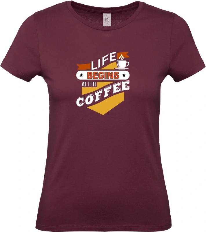 Dámské tričko Begin coffee 7
