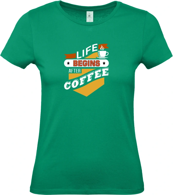Dámské tričko Begin coffee 3