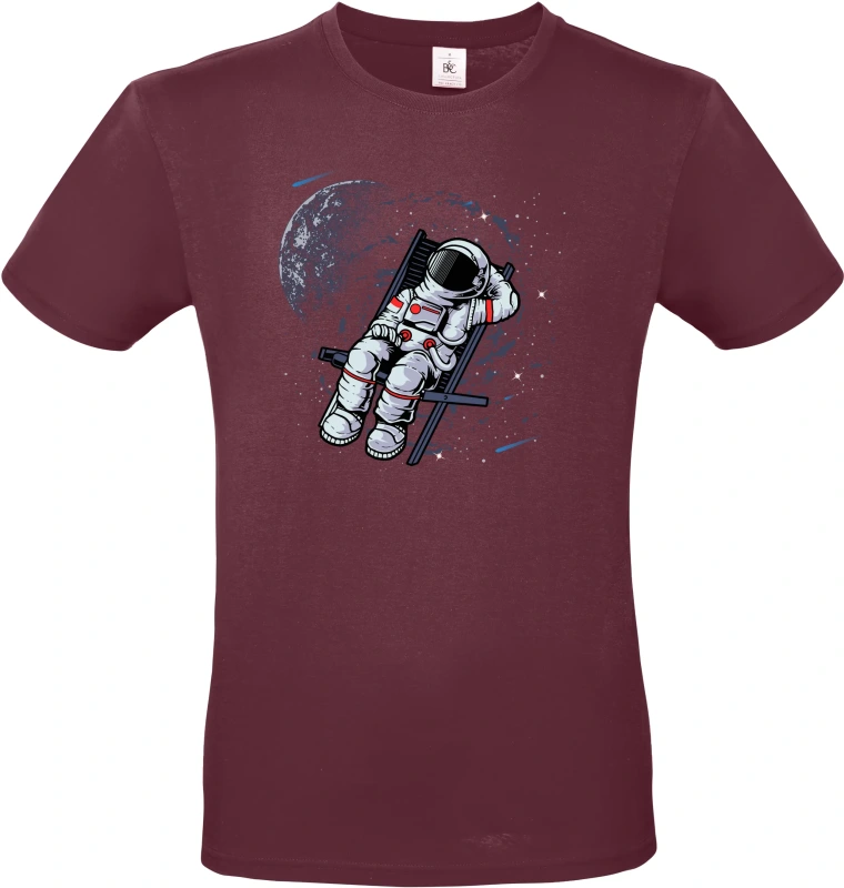 Pánské tričko Vesmírný relax - Astronaut na lehátku 10