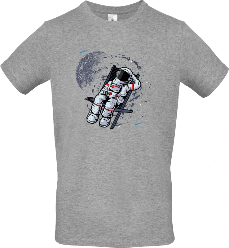 Pánské tričko Vesmírný relax - Astronaut na lehátku 7