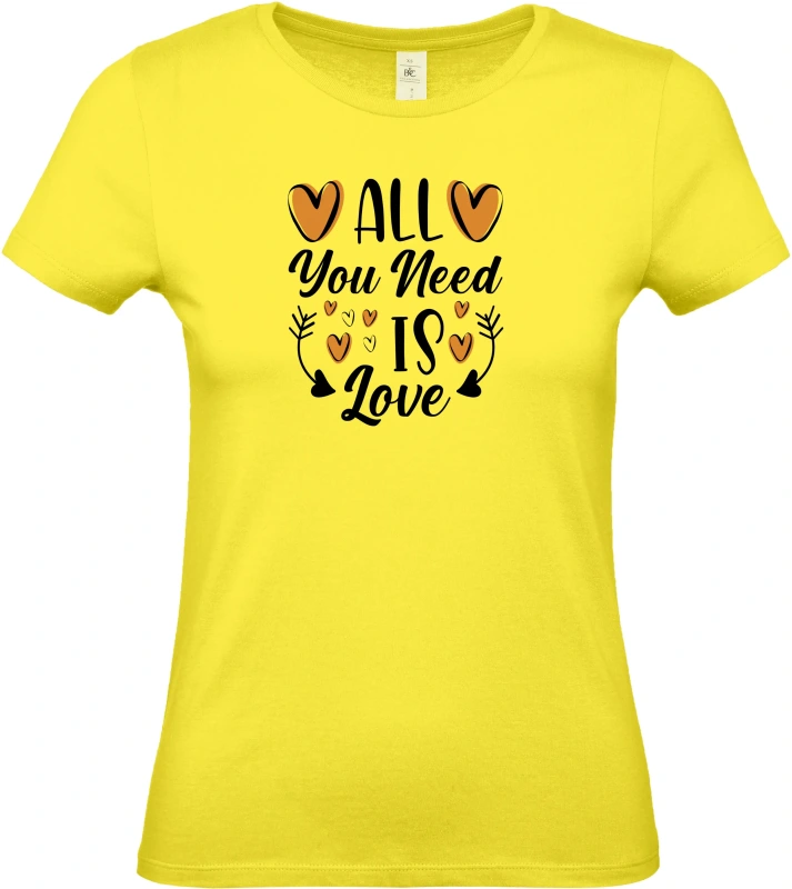 Dámské tričko All You Need Is Love 1