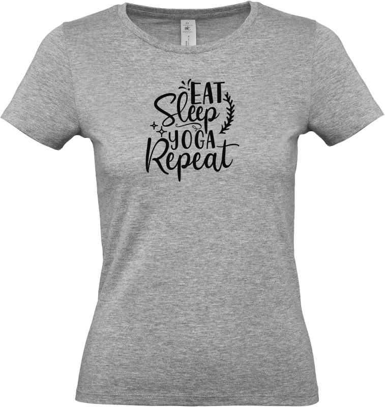Dámské tričko Eat Sleep Yoga Repeat 5