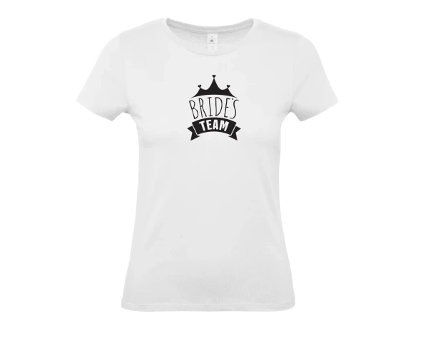 Dámské tričko Brides team s velkou korunou 1