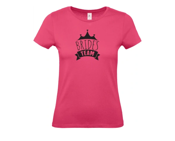 Dámské tričko Brides team s velkou korunou 5