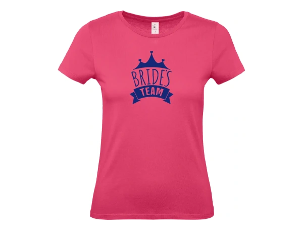 Dámské tričko Brides team s velkou korunou 6