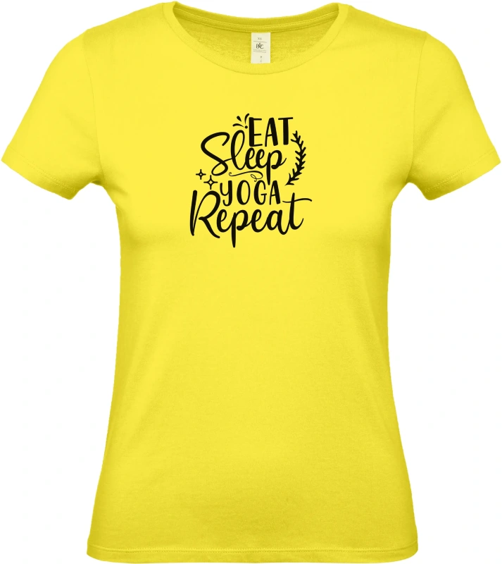 Dámské tričko Eat Sleep Yoga Repeat 2