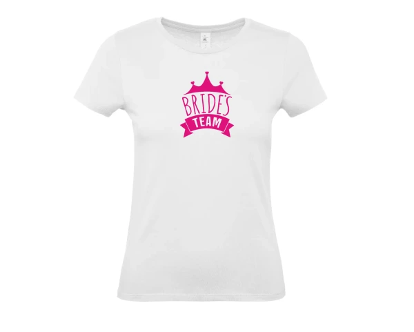 Dámské tričko Brides team s velkou korunou