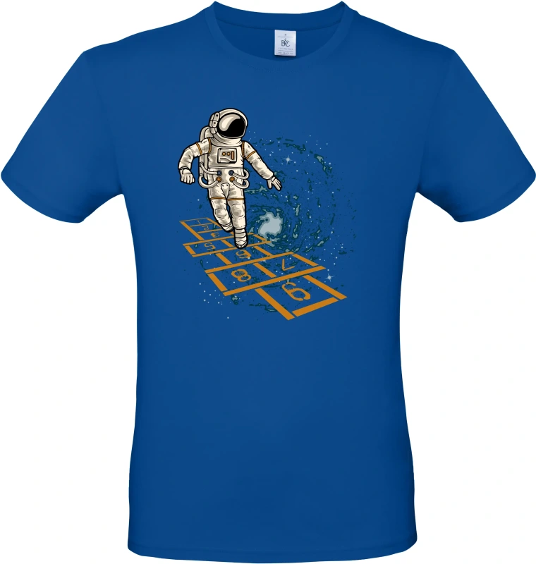 Pánské tričko Vesmírná Školka - Astronaut Hraje v Galaxii 4