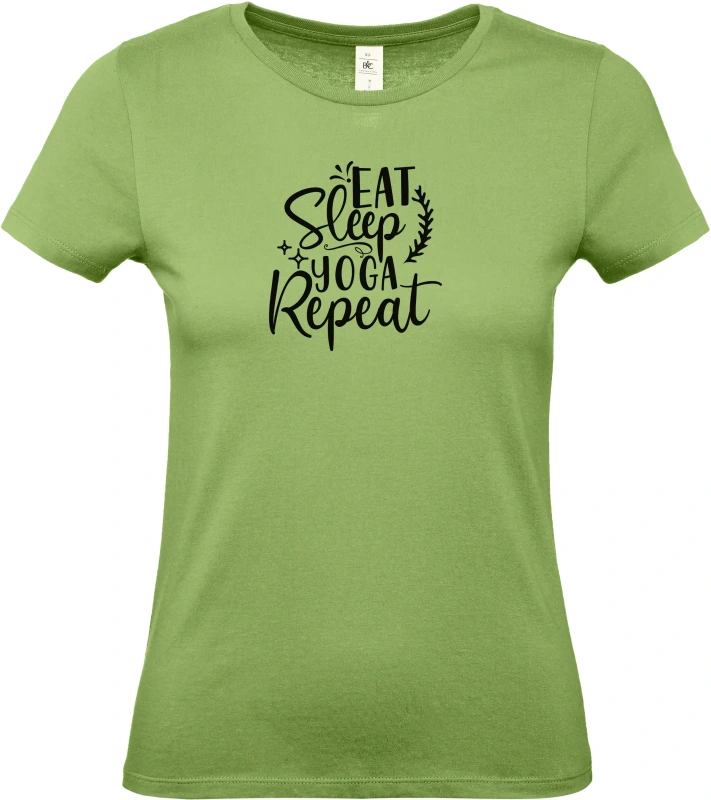 Dámské tričko Eat Sleep Yoga Repeat 4