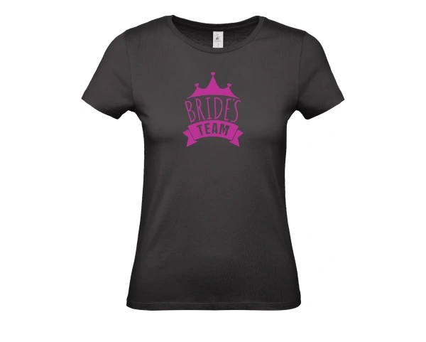 Dámské tričko Brides team s velkou korunou 8
