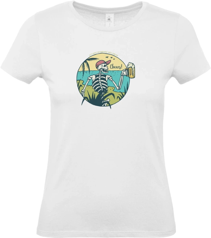 Dámské tričko Cheers Skull