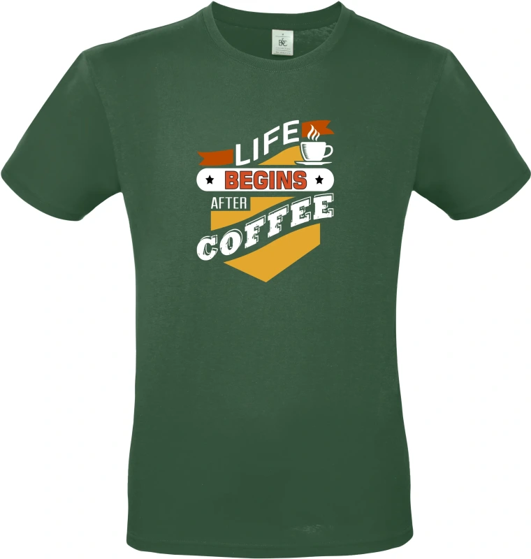 Pánské tričko Begin coffee 3