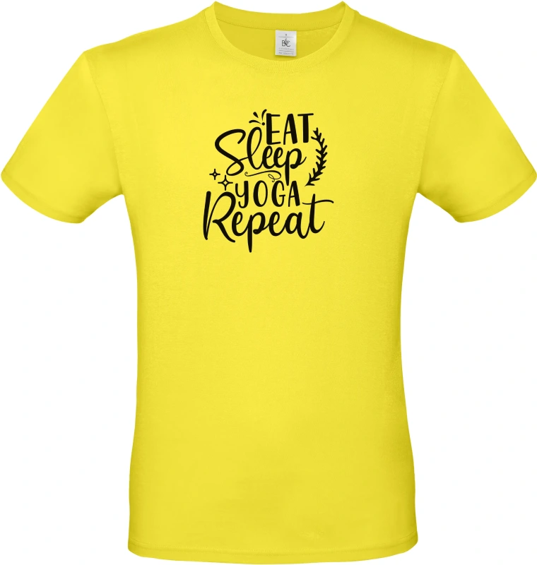 Pánské tričko Eat Sleep Yoga Repeat