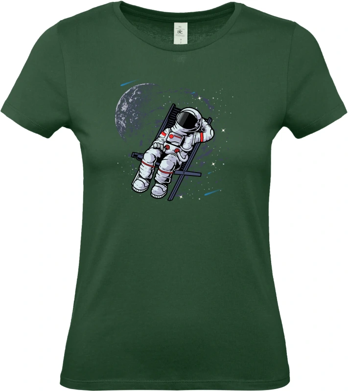 Dámské tričko Vesmírný relax - Astronaut na lehátku 6