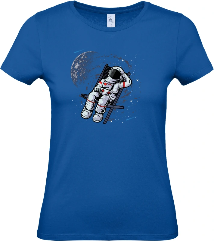 Dámské tričko Vesmírný relax - Astronaut na lehátku 5