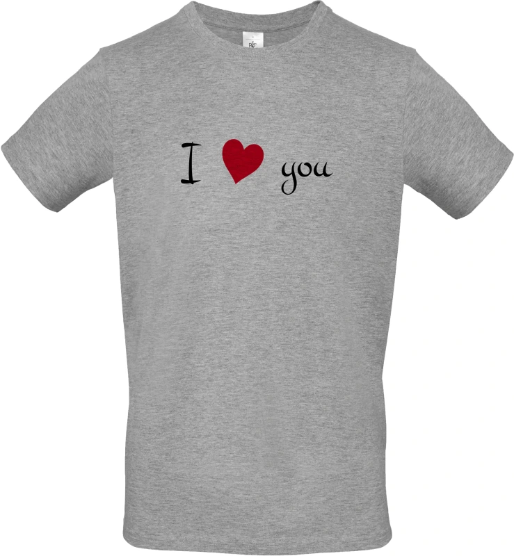 Pánské tričko I Love You 3