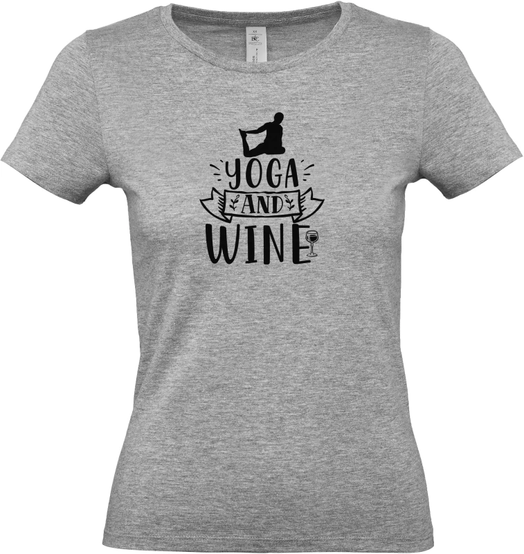 Dámské tričko Yoga and Wine 5