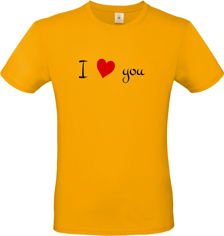 Pánské tričko I Love You 2