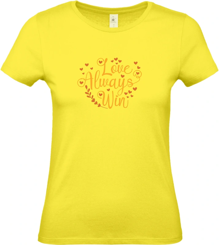 Dámské tričko Love Always Win 1