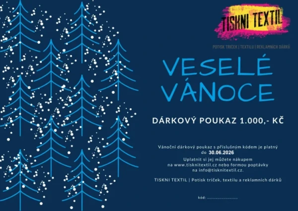 Vánoční dárkový poukaz 🎄 1