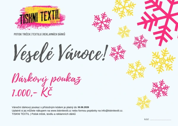 Vánoční dárkový poukaz 🎄