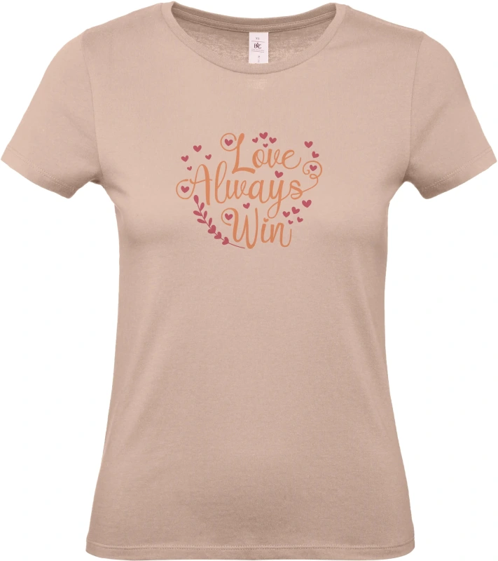 Dámské tričko Love Always Win 5