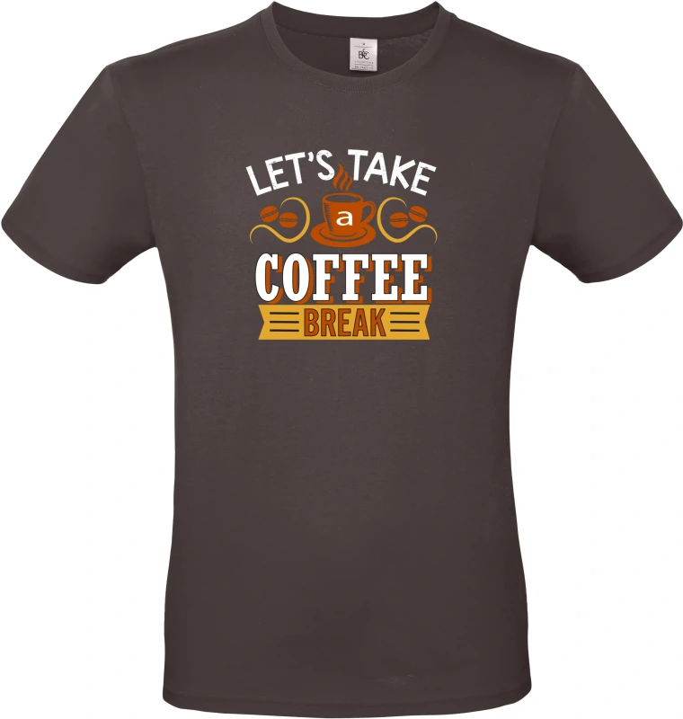 Pánské tričko Break coffee 1
