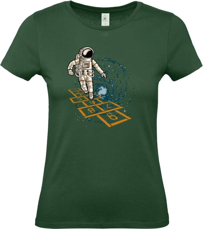 Dámské tričko Vesmírná Školka - Astronaut Hraje v Galaxii 6