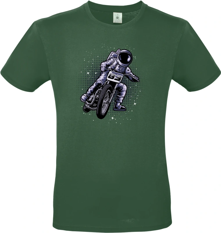 Pánské tričko Vesmírný Závodník - Astronaut na Motorce 5
