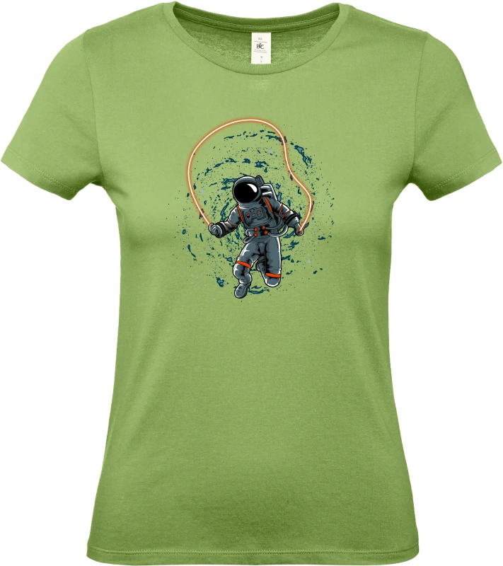 Dámské tričko Vesmírná Výzva - Astronaut na Švihadle 9
