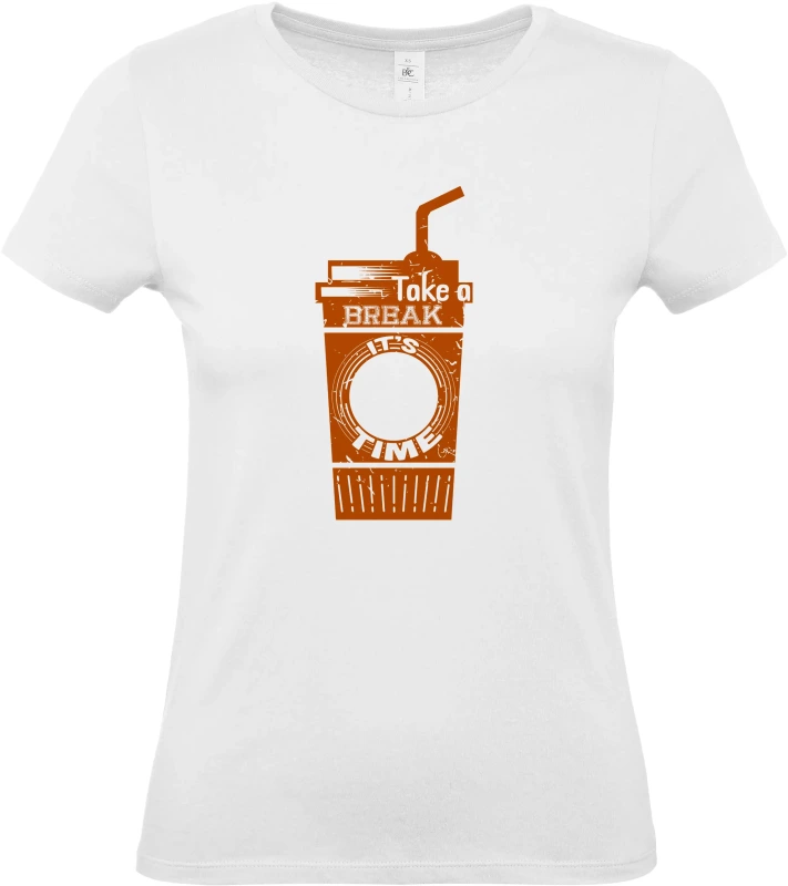 Dámské tričko Time coffee