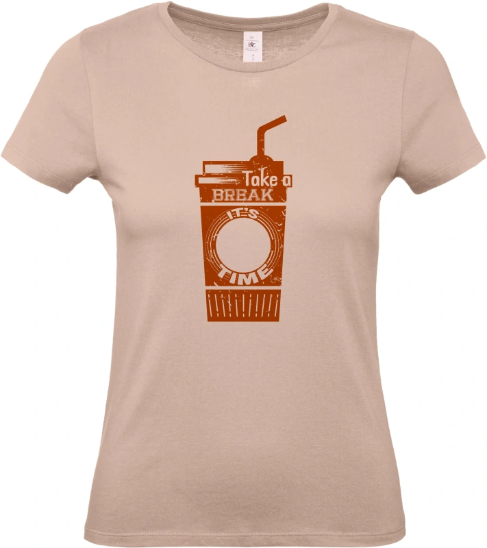 Dámské tričko Time coffee 5