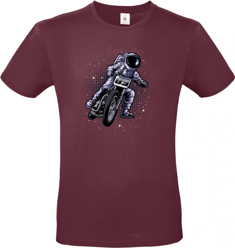 Pánské tričko Vesmírný Závodník - Astronaut na Motorce 10