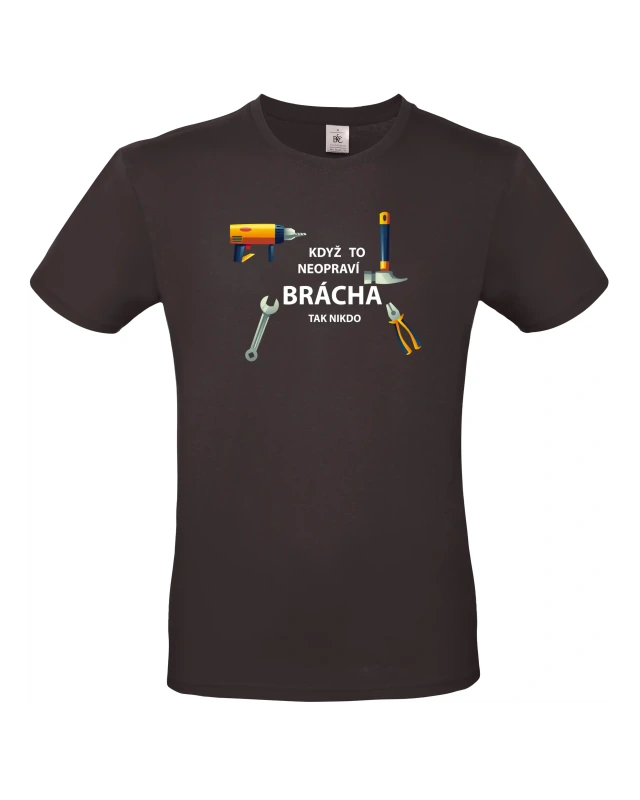 Pánské tričko Když to neopraví brácha 2