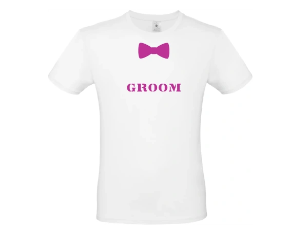 Pánské tričko GROOM s motylkem 1