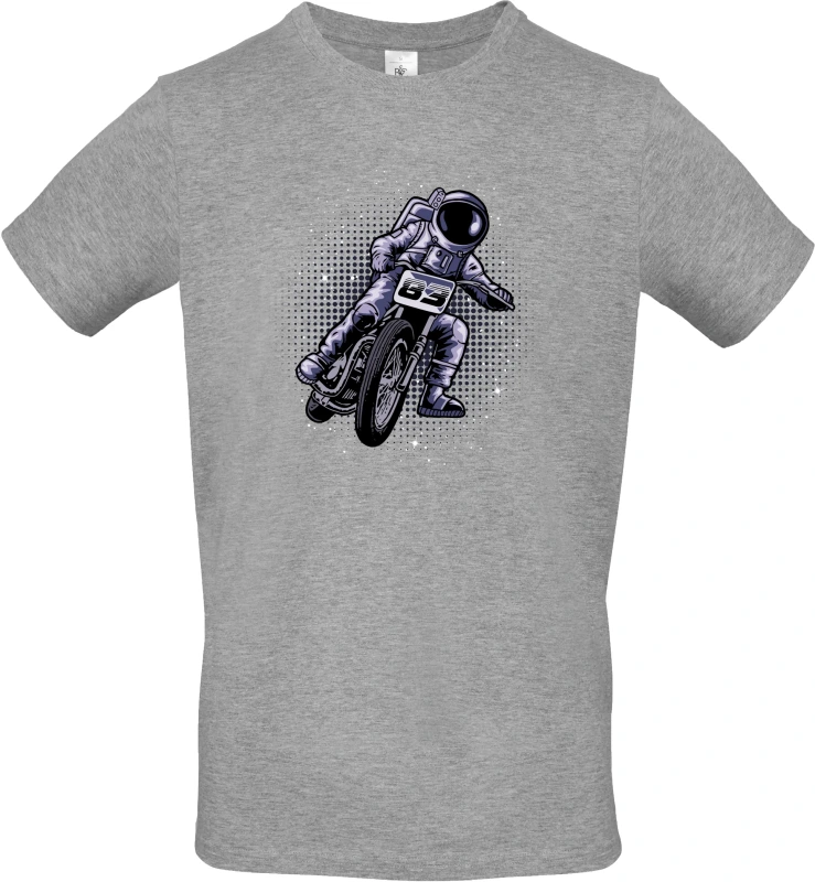 Pánské tričko Vesmírný Závodník - Astronaut na Motorce 7