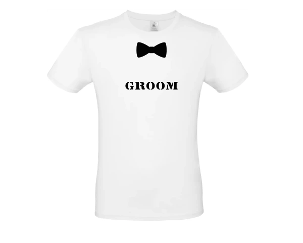 Pánské tričko GROOM s motylkem