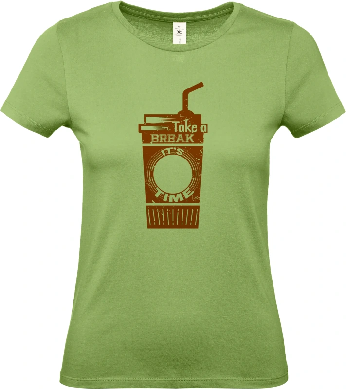 Dámské tričko Time coffee 3