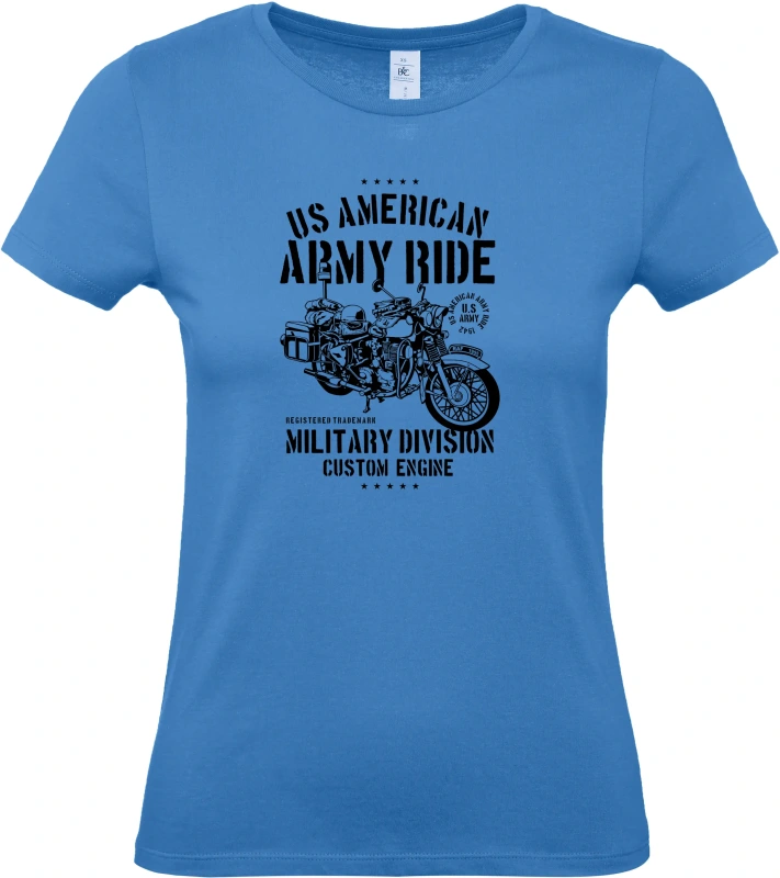 Dámské tričko Army Ride Motorcycle 1