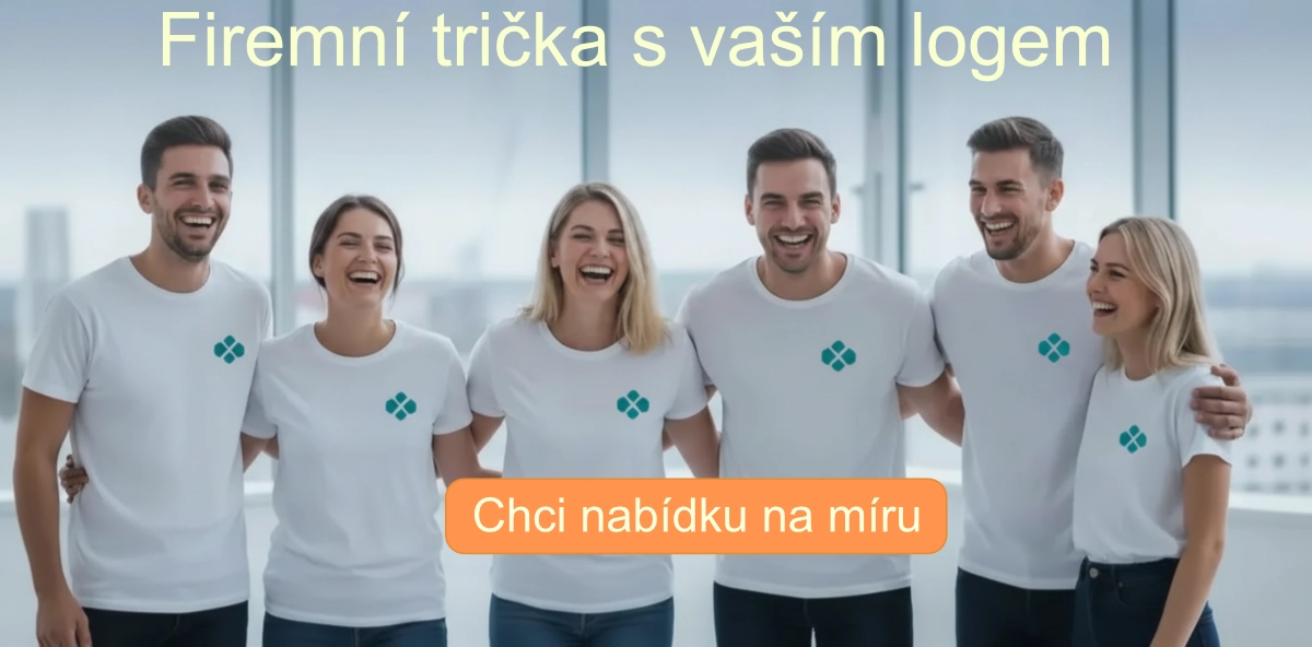 Firemní trička s vlastním logem